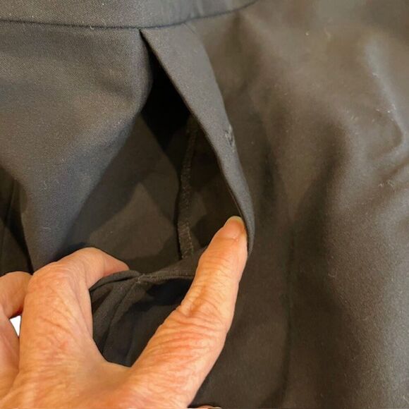 Reiss Pencil Mini Skirt Black Pockets Lined Size 8 - Picture 6 of 9